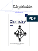 Chemistry Introducing Inorganic Organic Physical Chemistry 2Nd Full Chapter