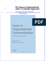Cases in Organizational Communication A Lifespan Approach Full Chapter