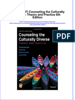 Counseling The Culturally Diverse Theory and Practice 8Th Edition Full Chapter