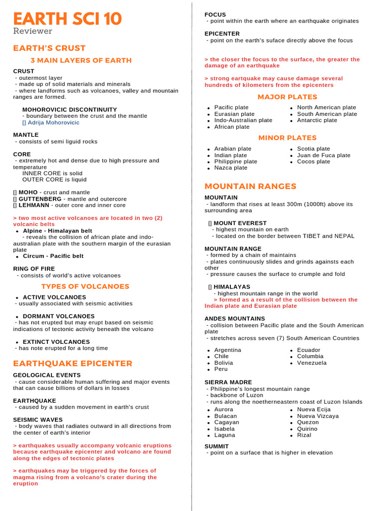Earth Science Crust Plates And Volcanoes Pdf Plate Tectonics