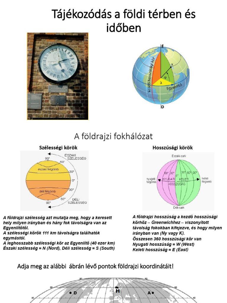 Tájékozódás A Földi Térben És Időben | PDF