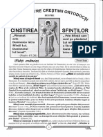 Despre Cinstirea Sfintilor