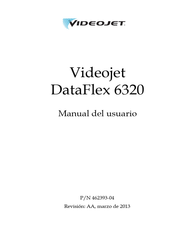 Dataflex 6320 (Manual Usuario) | PDF | Impresora (Computación ...