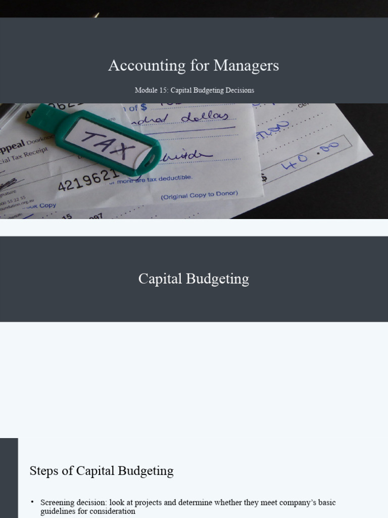 AccountingManagers 15 | PDF | Capital Budgeting | Internal Rate Of Return