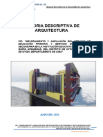 1.0 Memoria Descriptiva de Arquitectura