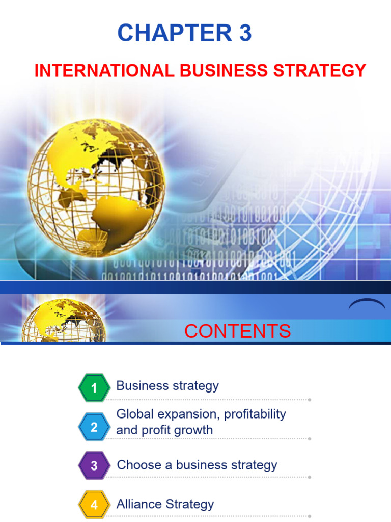 Global Business Strategy Guide | PDF | Strategic Management | Profit ...