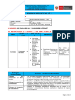 Sesión de Aprendizaje Nuevo Esquema #1 - 1