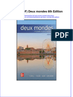 Deux Mondes 8Th Edition Full Chapter