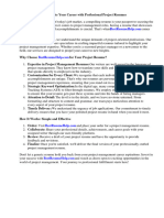 Project Cover Letter Examples