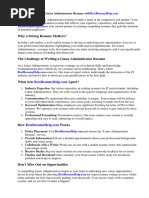 Linux Administrator Resume