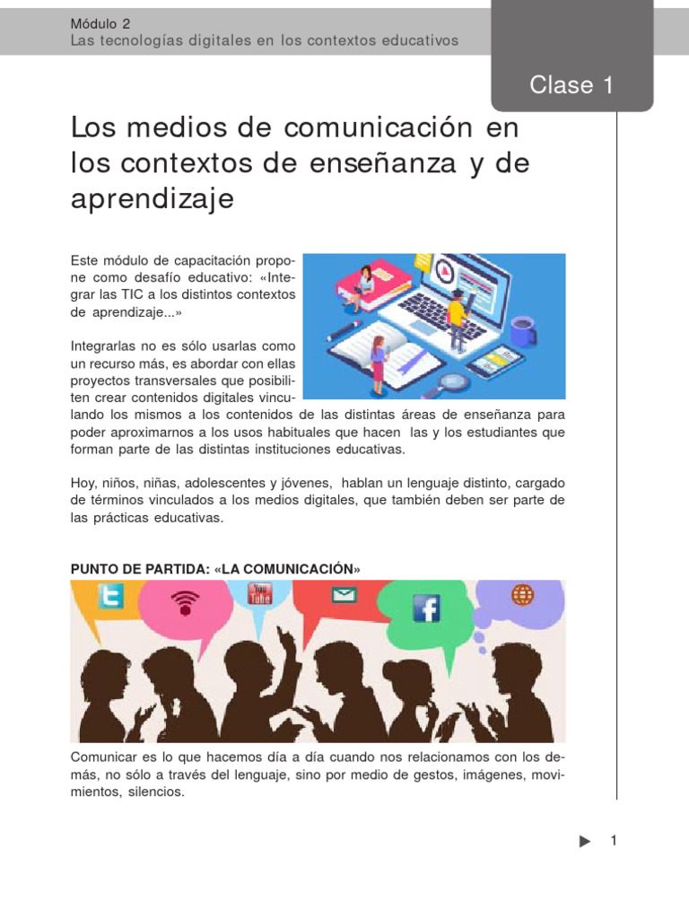 TIC en Educación: Integración y Comunicación | PDF | Enseñando ...