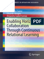 Enabling Horizontal Collaboration Through Continuous Relational Learning