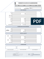 Nuevo Formato Alta de Proveedores - Colaboradores