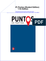 Puntos Student Edition 11Th Edition Full Chapter