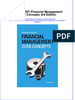 Financial Management Core Concepts 3Rd Edition Full Chapter