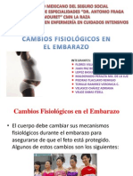 Cambios Fisiológicos en El Embarazo