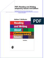 Reading and Writing About Contemporary Issues 3Rd Edition Full Chapter