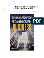 Economics For Business 8Th Edition by John Sloman Full Chapter