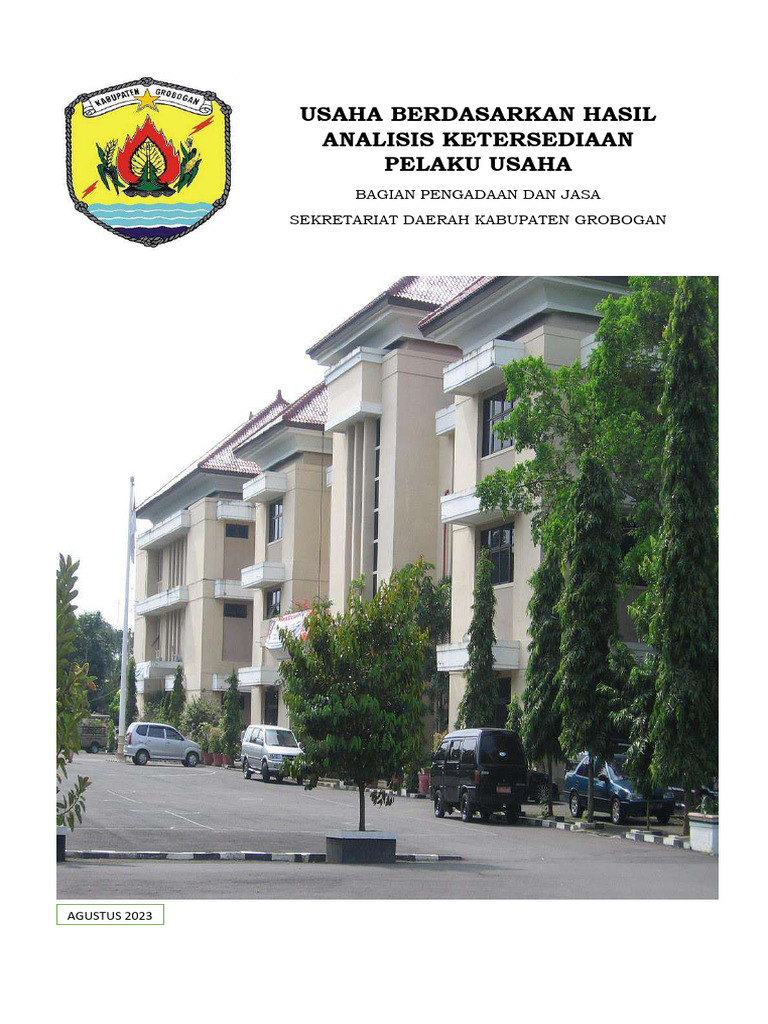 2 LAPORAN PROGRAM PEMBINAAN BERDASARKAN HASIL ANALISI KETERSEDIAAN ...