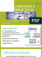 Bioelementos y Biomóleculas