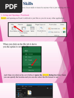 Basic Excel Skills Kiana