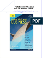Edexcel Asa Level Business 5Th Revised Edition Full Chapter