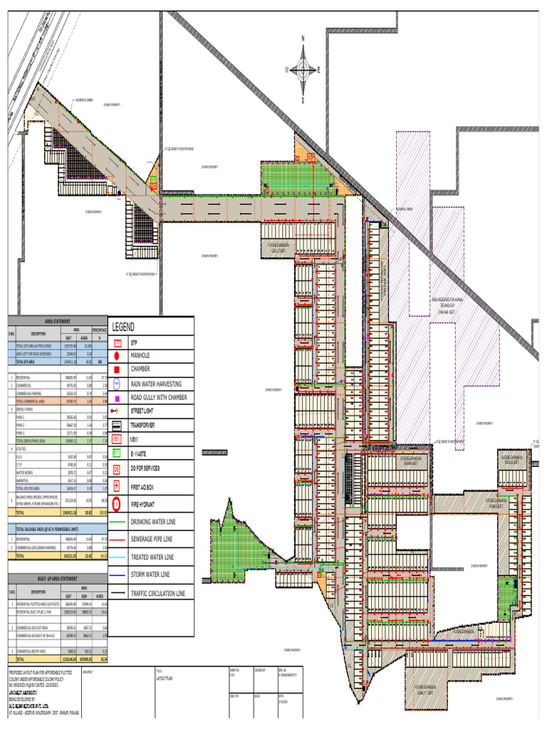 Affordable Colony Layout Plan | PDF
