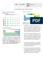 Manejo y Uso de Tabla Periódica: Metales, y No Metales