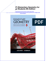 Elementary Geometry For College Students 6Th Edition Full Chapter