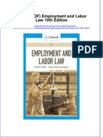 Employment and Labor Law 10Th Edition Full Chapter