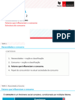 Tema 2.3 - Fatores e Estrutura Do Consumo