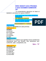 Solucionario Senati 2024 Prueba de Aptitud 2023 Examen Admision Temario PDF