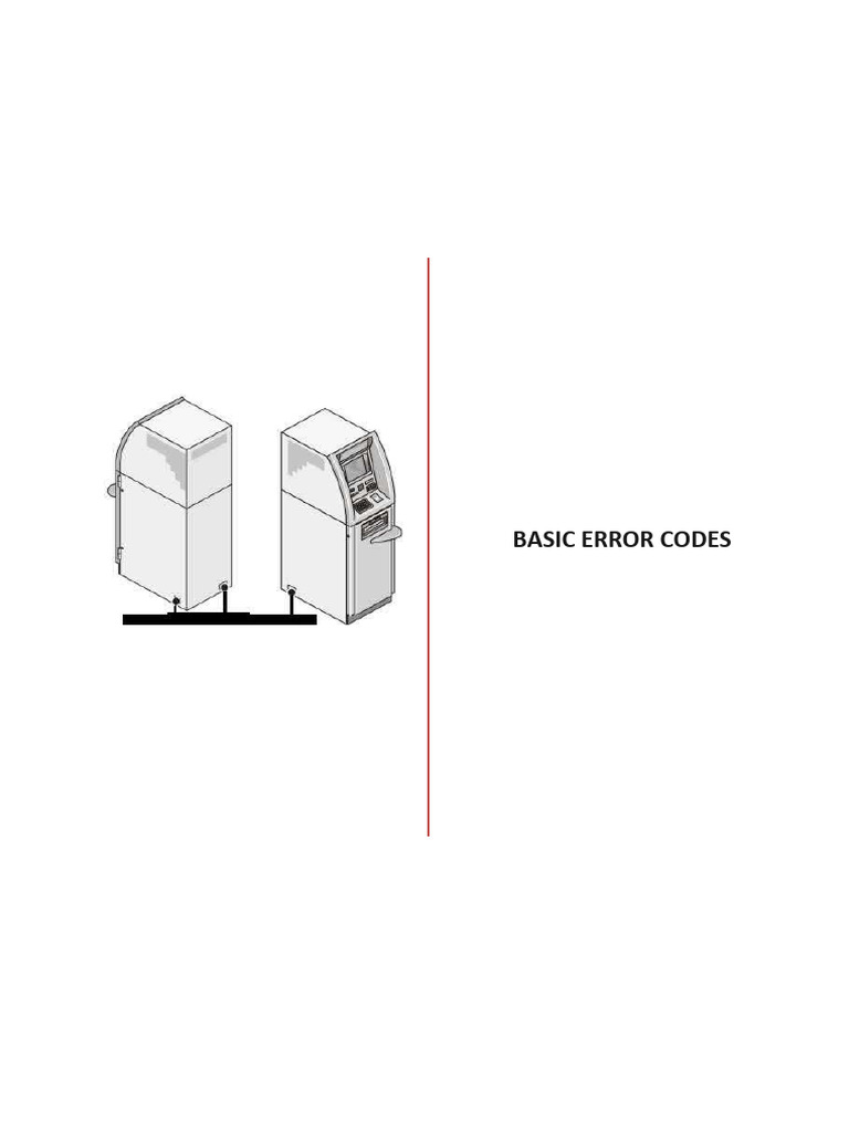 Cmd v4 basic error codes pdf booting automated teller machine
