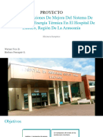 Proyecto Hospital de Lautaro, Avance WF y BP