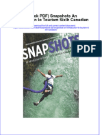 Snapshots An Introduction To Tourism Sixth Canadian Full Chapter