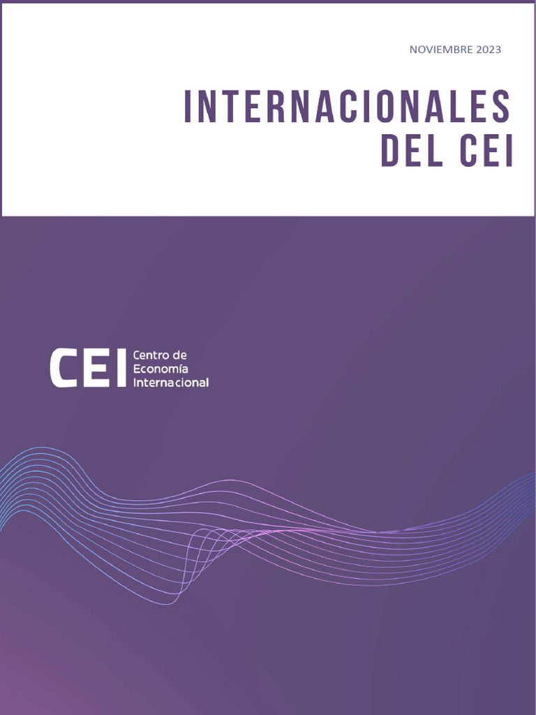 Internacionales Del Cei Noviembre 2023 Pdf China Política Mundial