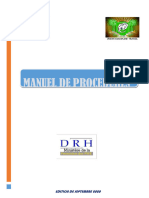 Manuel de Procedure DRH