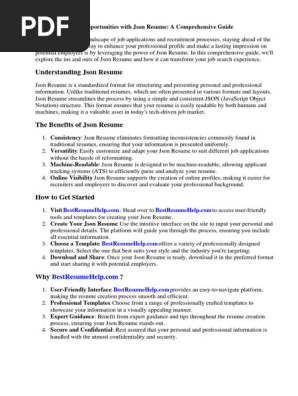 Json Resume