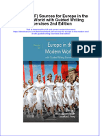 Sources For Europe in The Modern World With Guided Writing Exercises 2Nd Edition Full Chapter