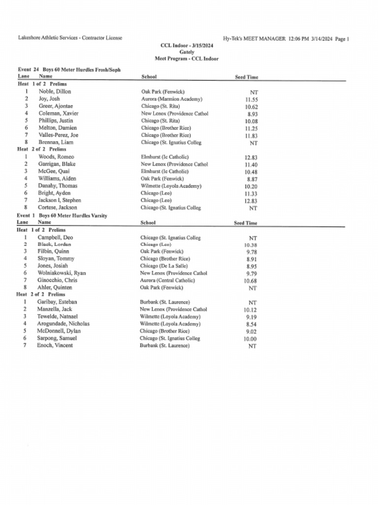 2024 ccl meet program pdf
