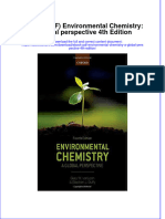 Environmental Chemistry A Global Perspective 4Th Edition Full Chapter