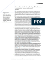 Troy E. Elder, The Case Against Arbitral Awards of Specific Performance in Transnational Commercial Disputes, 1997