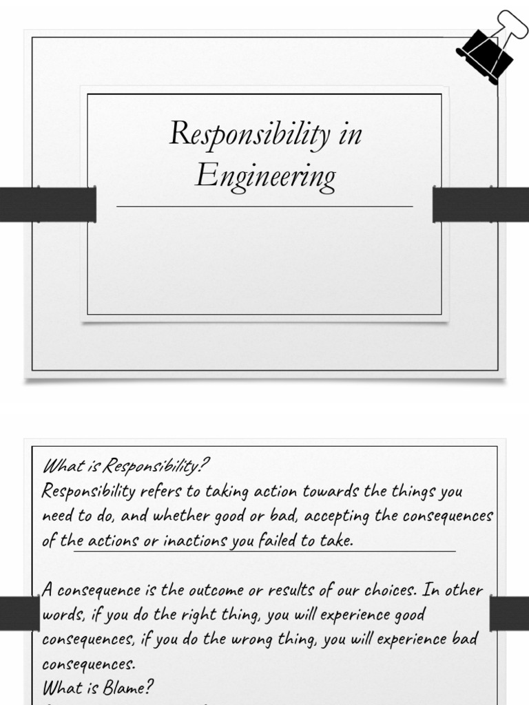 Responsibility in Engineering Ethics | PDF | Deception | Dishonesty