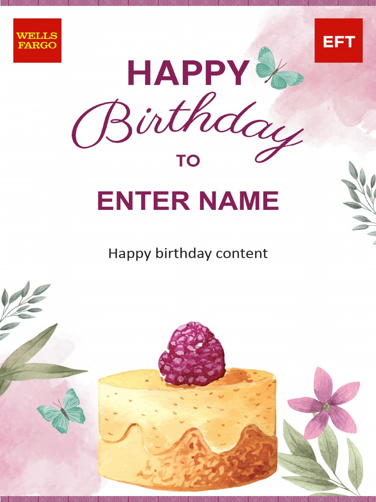 Birthday Template | PDF