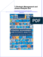 Strategic Management and Business Analysis 2Nd Full Chapter