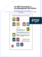 Essentials of Contemporary Management 9Th Edition Full Chapter