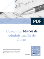 Tarea 1 de Administracion de Obras