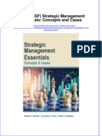 Strategic Management Essentials Concepts and Cases Full Chapter