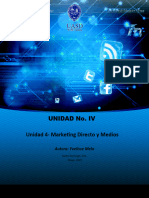 Unidad IV - Marketing Directo y Medios - Publicida II