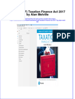 Taxation Finance Act 2017 by Alan Melville Full Chapter